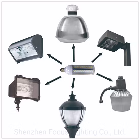 5W A60 A19 E26 E27 9W 10W Milho de alta potência Rua Economia de energia Iluminação de jardim Farol Lâmpada de holofote de filamento de halogênio E27 Nevoeiro Substituição automática LED Lâmpada